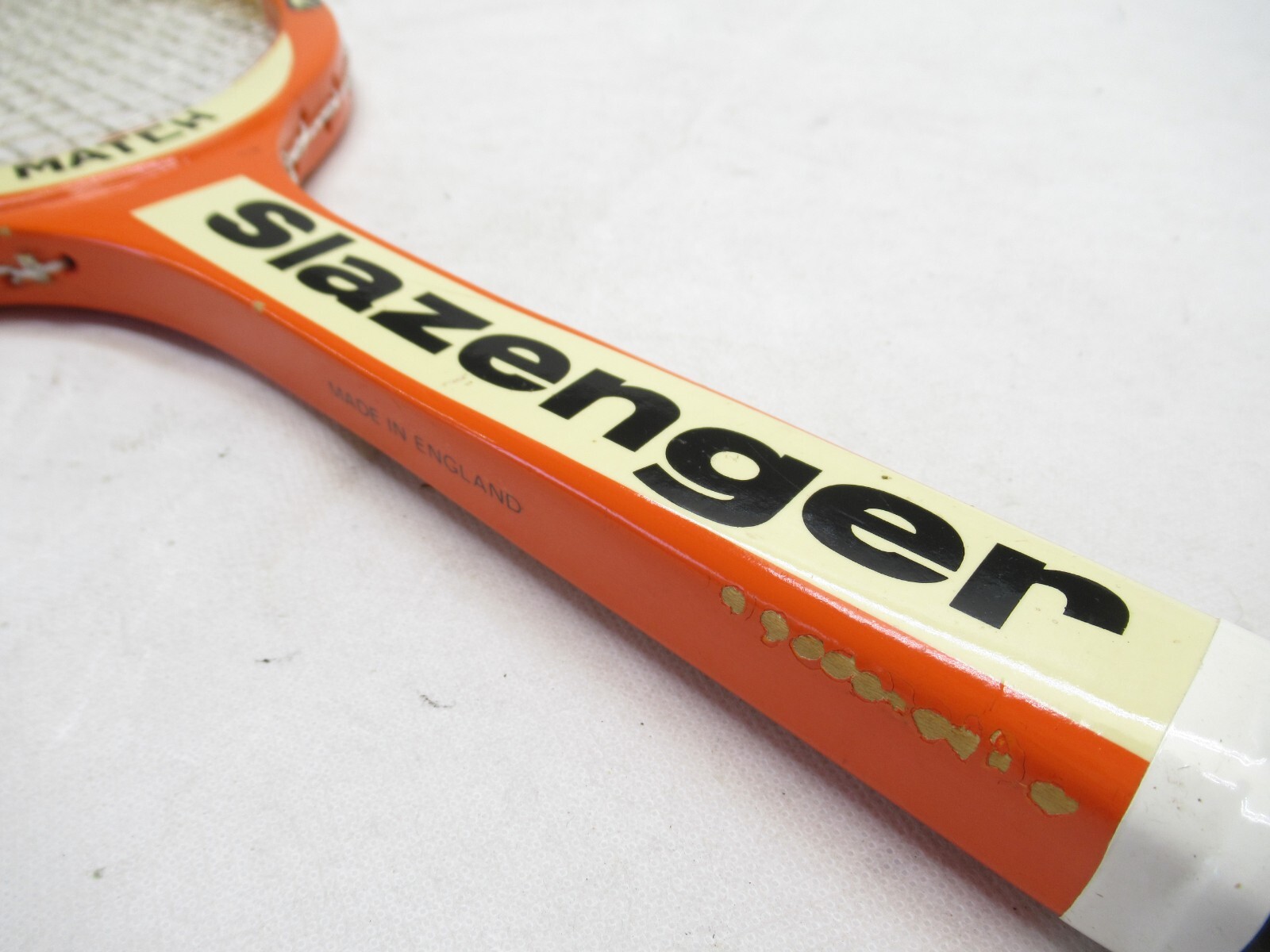 VINTAGE SLAZENGER "MATCH" WOODEN TENNIS RACQUET. ANTIQUE / DISPLAY eBay