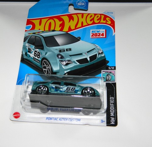 2024 Hot Wheels Pontiac Aztec Personalizzato 111/250 Hw Modificato 9/10 - Foto 3 di 3