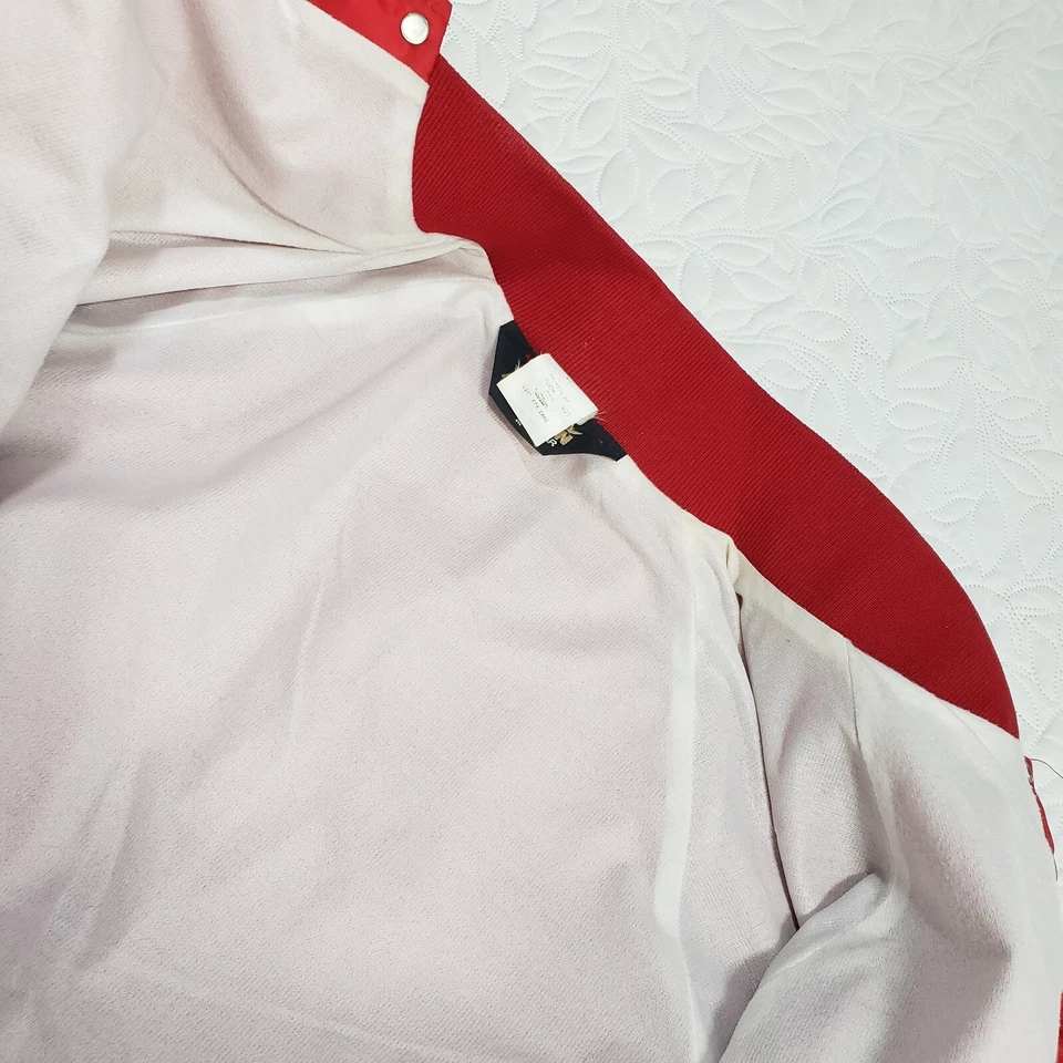 Chaqueta De Colección Country Steppers Satén Mediana Roja Norte Virginia Danza Occidental Foto 4 de 4