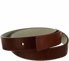 H by HALSTON Lizard Embossed Leather Belt A277350