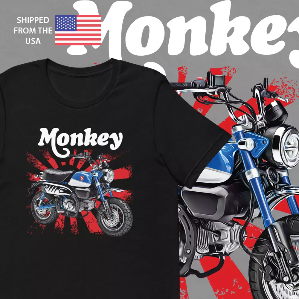Honda Monkey Bike Rising Sun UNISEX Short Sleeve T Shirt eBay