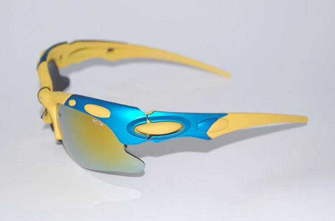 Gafas de sol antiaéreas con jade fuego metálico Foto 2 de 4