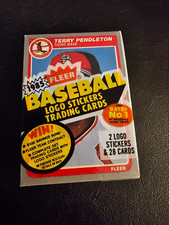 1985 Fleer Cello Pack Sealed Terry Pendleton front Orel Hershiser Rookie back