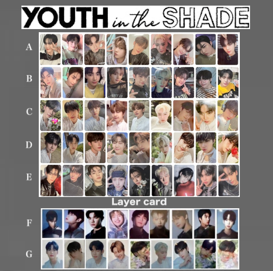 ZEROBASEONE YOUTH IN THE SHADE The 1st Mini Album Photo Card | eBay
