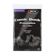 50 BCW Silver Comic Premade Bags Boards 7 1/8 X 10 1/2 Quality Acid Free NEW