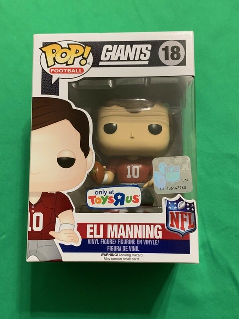Funko Pop NFL Eli Manning Toys R US Vinyl Figure 18 NY Giants for sale online | eBay