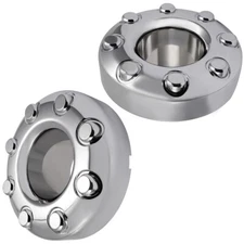 2Pcs 10-1 / 4" Front Wheel Chrome Center Caps For 05-16 Ford F-350 F350 Dually