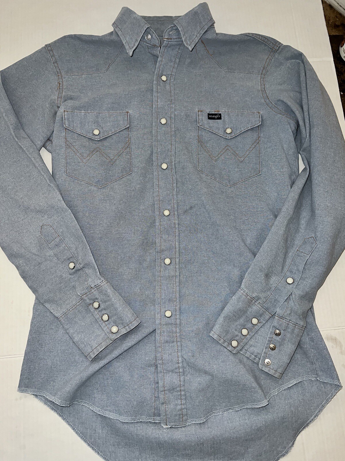 33 15 Blue Denim Button-up Jockey Owned