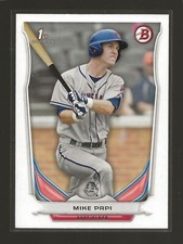 2014 Bowman Draft Mike Papi Cleveland Indians (#DP36) B