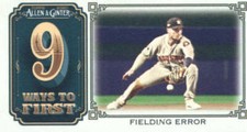 2020 Allen and Ginter 9 Ways to First Base Mini #M9WF-7 Fielding Error 