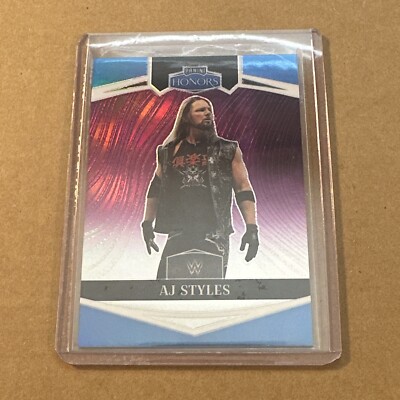 AJ Styles 2023 Panini WWE Chronicles Purple Parallel Honors #348