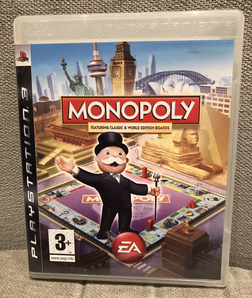 Monopoly PS3 Playstation 3 Classic World Edition Boards