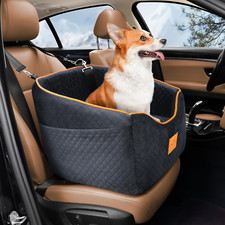 Dog Car Seat for Small Medium Dogs, Memory Foam Booster Dog Seat for Dogs up to
