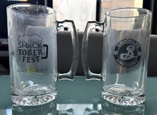 SHAKE SHACK  BROOKLYN BREWERY SHACKTOBERFEST Glass Beer Mug Stein Tankard 24oz