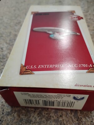 HALLMARK KEEPSAKE ORNAMENT STAR TREK 2005 USS ENTERPRISE Inbox Never Opened