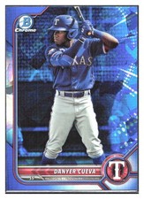 2022 Bowman Draft Chrome Prospects Sapphire MLB #BDC-148 Danyer Cueva Refractor