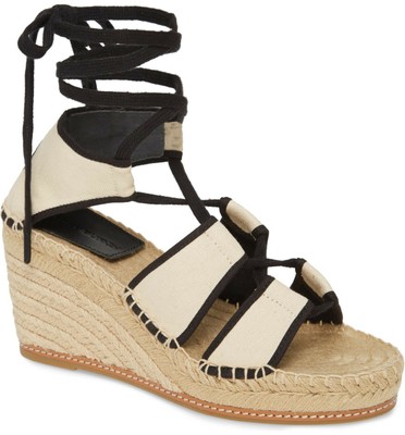 cream espadrille sandals