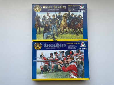 Italeri No 6013 Union Cavalry and 6004 Grenadiers 1/72