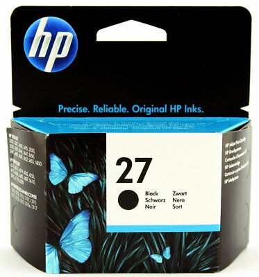 Original HP 27 schwarz DeskJet 3745 3845 3425 3520 3645 3647 5650 DATUM 2017