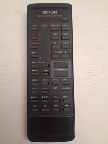 Genuine Denon RC-129 Remote Control for DRA AV Receiver / Tested | eBay