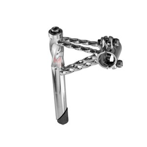 BICYCLE STEM 21.1MM CHROME LOWRIDER BEACH CRUISER BMX MTB CHOPPER CYCLING BIKES