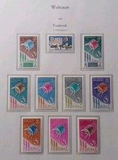 FRENCH COLONIES 1965 MNH ITU SATELLITE COMPLETE SET + FRANCE VF** OMNIBUS ISSUES