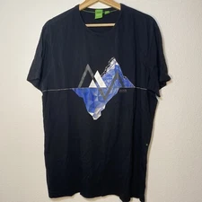 Hugo Boss Glacier Print Graphic Tee Shirt Men's XXL