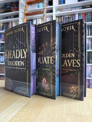 Fairyloot Special Edition A Deadly Education Scholomance Hardbacks Naomi Novik