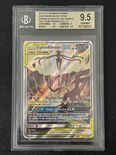 Espeon & Deoxys-GX graded BGS 9.5 for sale on eBay