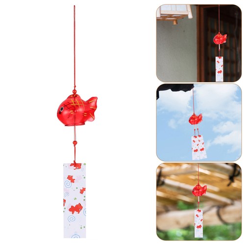Goldfish Wind Chime Mother Child Chimes Japanese Style Windchime - Picture 4 of 7
