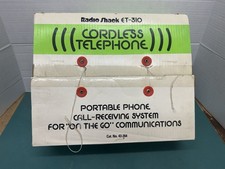 Vtg 1982 RadioShack electronic Cordless Telephone Duofone ET-310 Cat No. 43-264