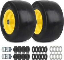 11x6.00-5 Flat Free Zero Turn Mower Tire (Smooth Tread) 