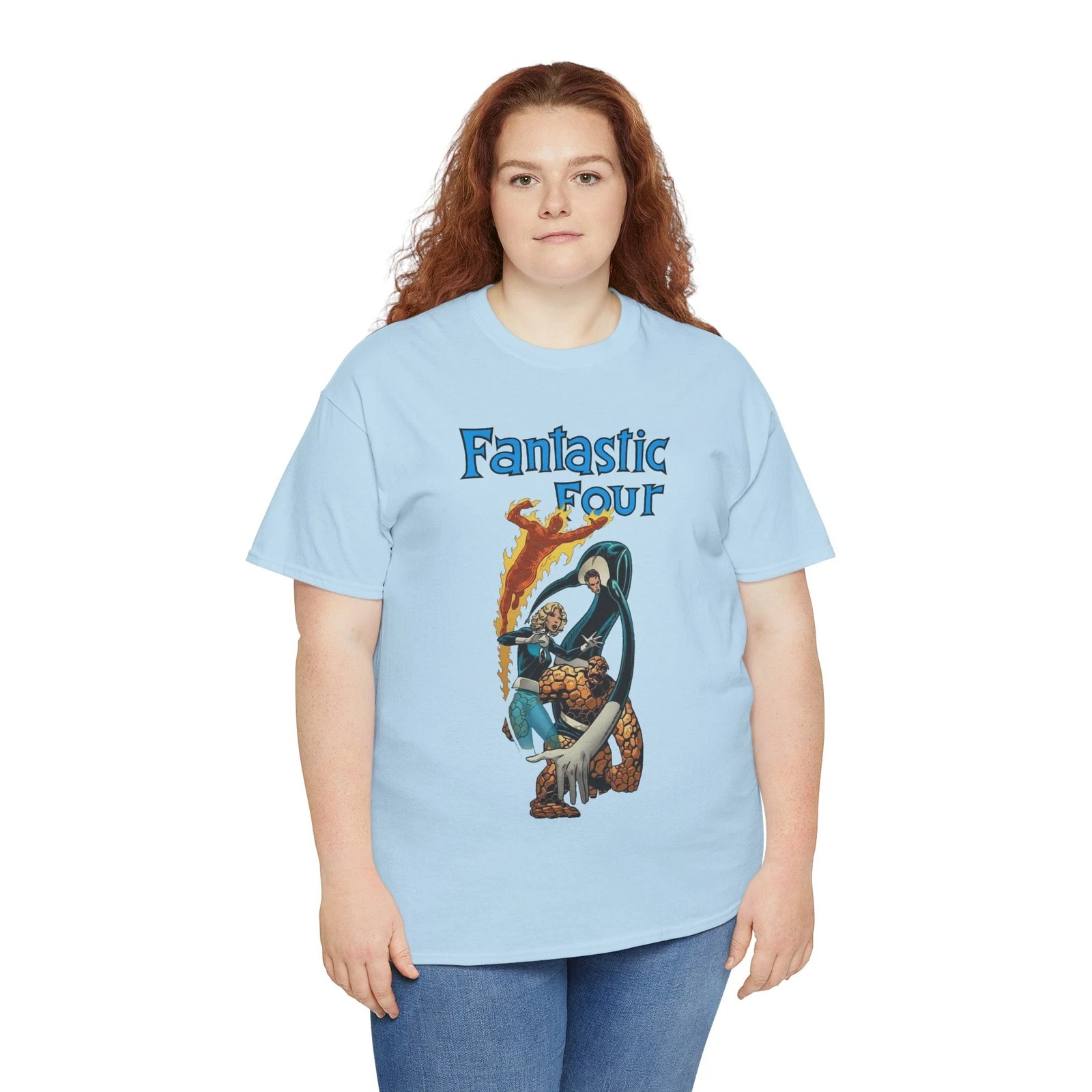 Fantastic Four T-Shirt - John Byrne Art - Thing, Reed Richards - Marvel Comics