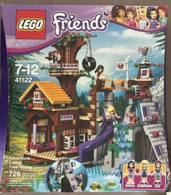 LEGO FRIENDS 41122 Adventure Camp Tree House 100% Complete w/ Instructions & Box