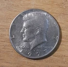 1977-D JOHN F KENNEDY HALF DOLLAR FIFTY CENTS DENVER AMERICA USA (MM3)