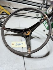 1968-1969 68 69 Amc Javelin Amx Steering Wheel Woodgrain Cracked