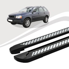 Trittbretter passend für Volvo XC90 ab Baujahr 06/2002-12/2014 VISO Schwarz mIt 