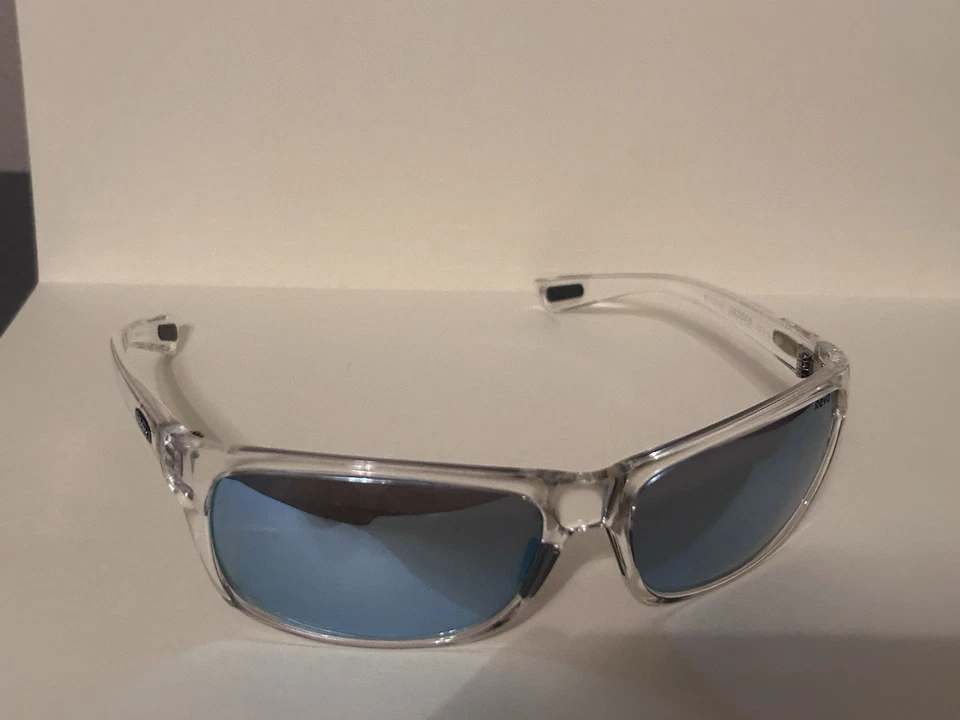 Gafas de sol Revo Vapper para hombre lentes polarizadas redondas marco transparente. Foto 2 de 4