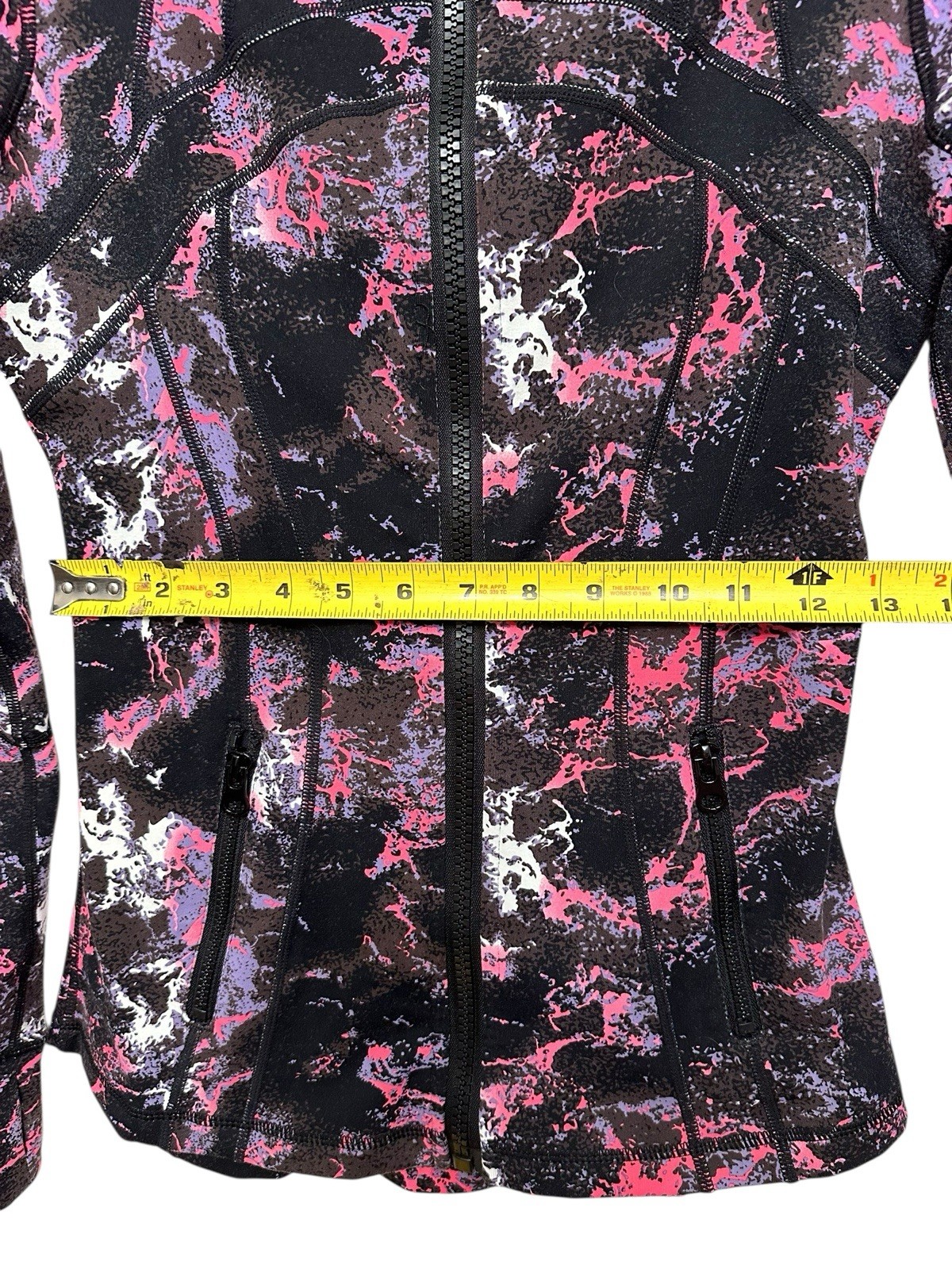 Lululemon Define Jacket Black Splatter Full Zip T… - image 8