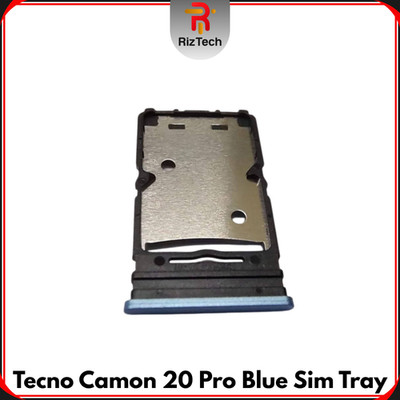 Für Tecno Camon 20 Pro Ersatz Sim Tray Halter Slot (blau) - UK Ware