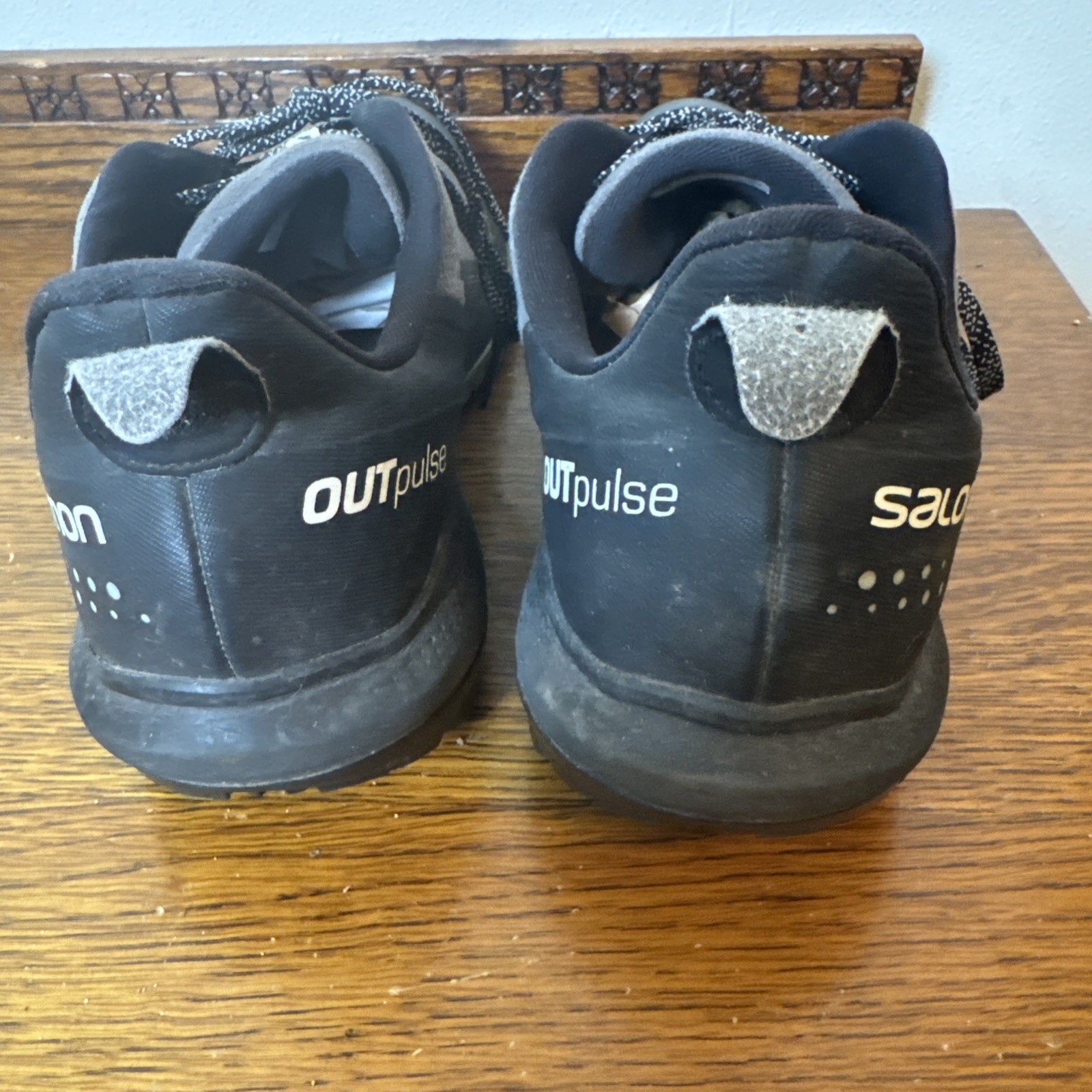 Scarpe da Trail Running Salomon Pulsar Trail GTX Uomo 11.5 Gore Tex Energy Riparate