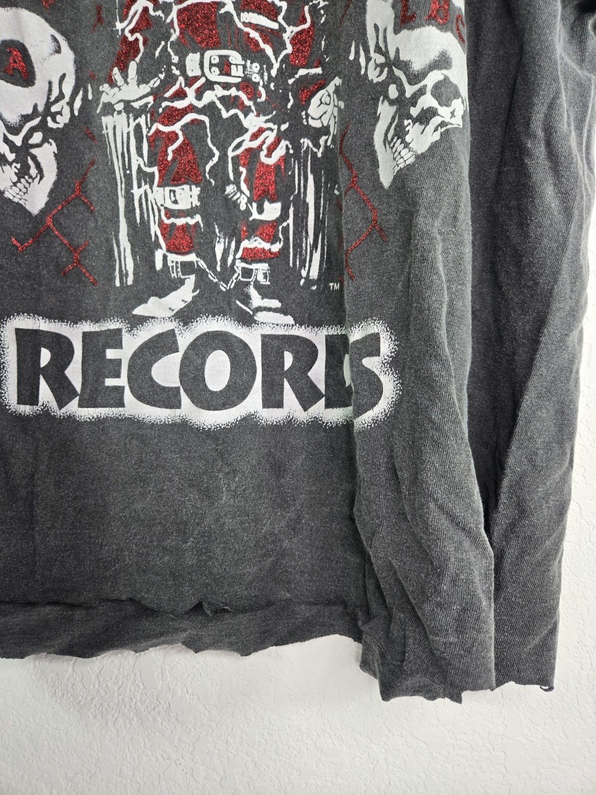 FILA T shirt Death Row Records The "Intoccable" nera taglia large manica corta