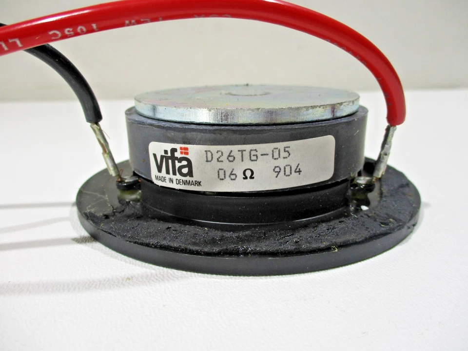 Tweeter de repuesto de altavoz Snell tipo E III de colección único, Vifa D26TG-05 Foto 3 de 4