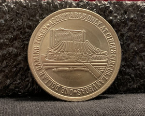 CIRCUS CIRCUS LAS VEGAS, NV $1 GAMBLING TOKEN VINTAGE 1981