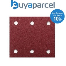 Image of 10 X Makita 240 Grit 114mm X 101 1/4" Sheet Palm Sander Sanding Sheets BO4555