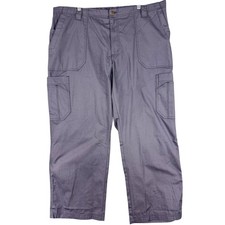 Carhartt Cargo Scrub Pants Mens XL Short Gray Ripstop Canvas Workwear 40x28