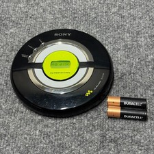 Sony Psyc Walkman Portable CD Player Black D EJ100 BC TESTED WORKS w/ Batteries