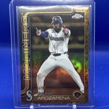 Topps 2023 Gilded Collection Chrome Randy Arozarena Mariners Serial #81 /99