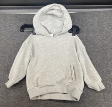 Zara Kids Hoodie Pullover Size 2-3 Years Unisex Gray Weekend Feeling SEE PHOTOS