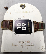 Cape Diablo Delicate Picasso Jasper Strap For Apple Watch 6"- 10.5"